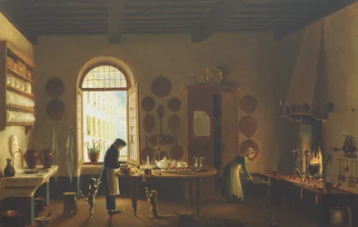La cocina del Palazzo Mozzi, Florencia